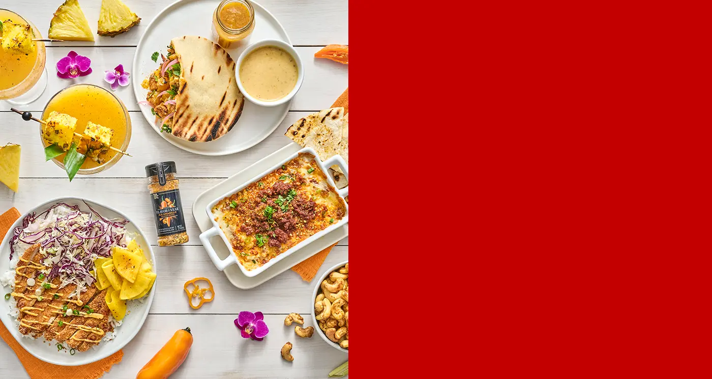 Flavour Forecast 2025 product and recipes kept on a table